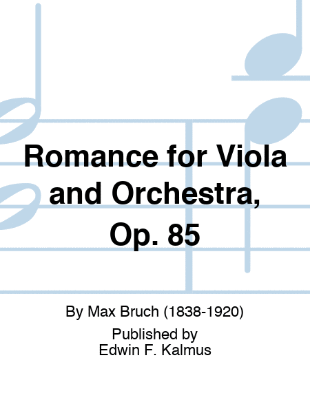 Romance for Viola and Orchestra, Op. 85