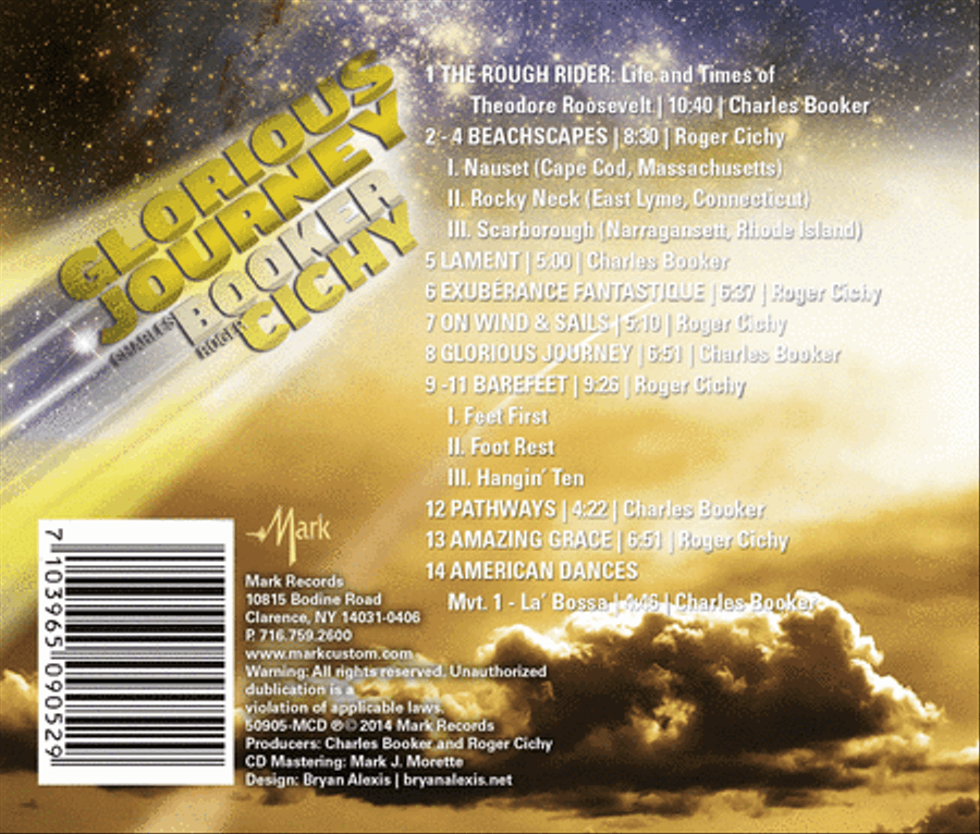 Charles Booker & Roger Cichy: Glorious Journey Listening CD scores gallery preview page 2