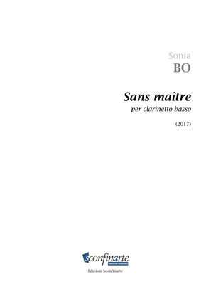 Sonia Bo: SANS MAÎTRE (ES 1018)
