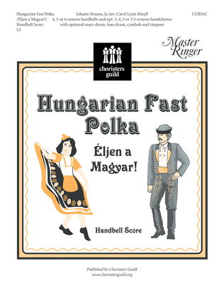 Book cover for Hungarian Fast Polka - Handbell Score