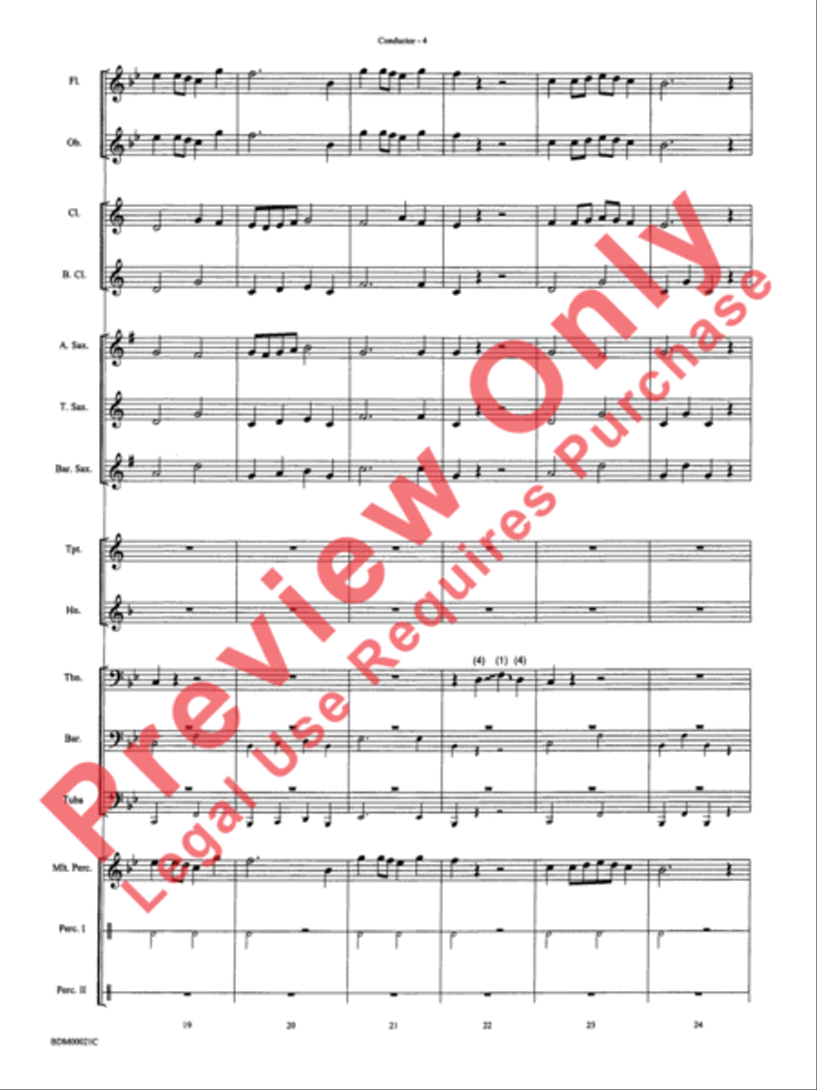 Slip and Slide Concert Band scores gallery preview page 7