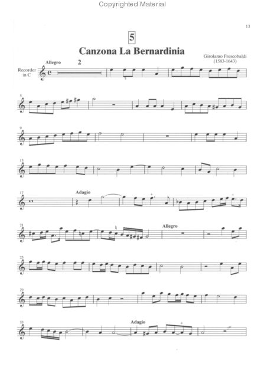 Suzuki Recorder School (Soprano and Alto Recorder), Volume 5 Alto Recorder scores gallery preview page 4
