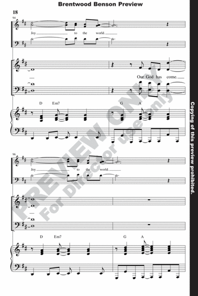 Peace, Hope and Joy (Choral Book) image number null