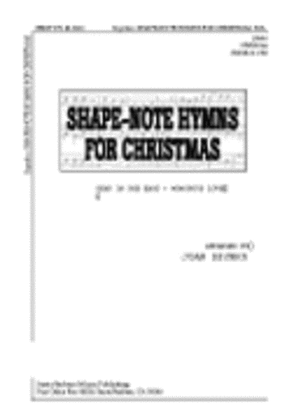 Book cover for Shape-Note Hymns for Christmas - SSA Octavo