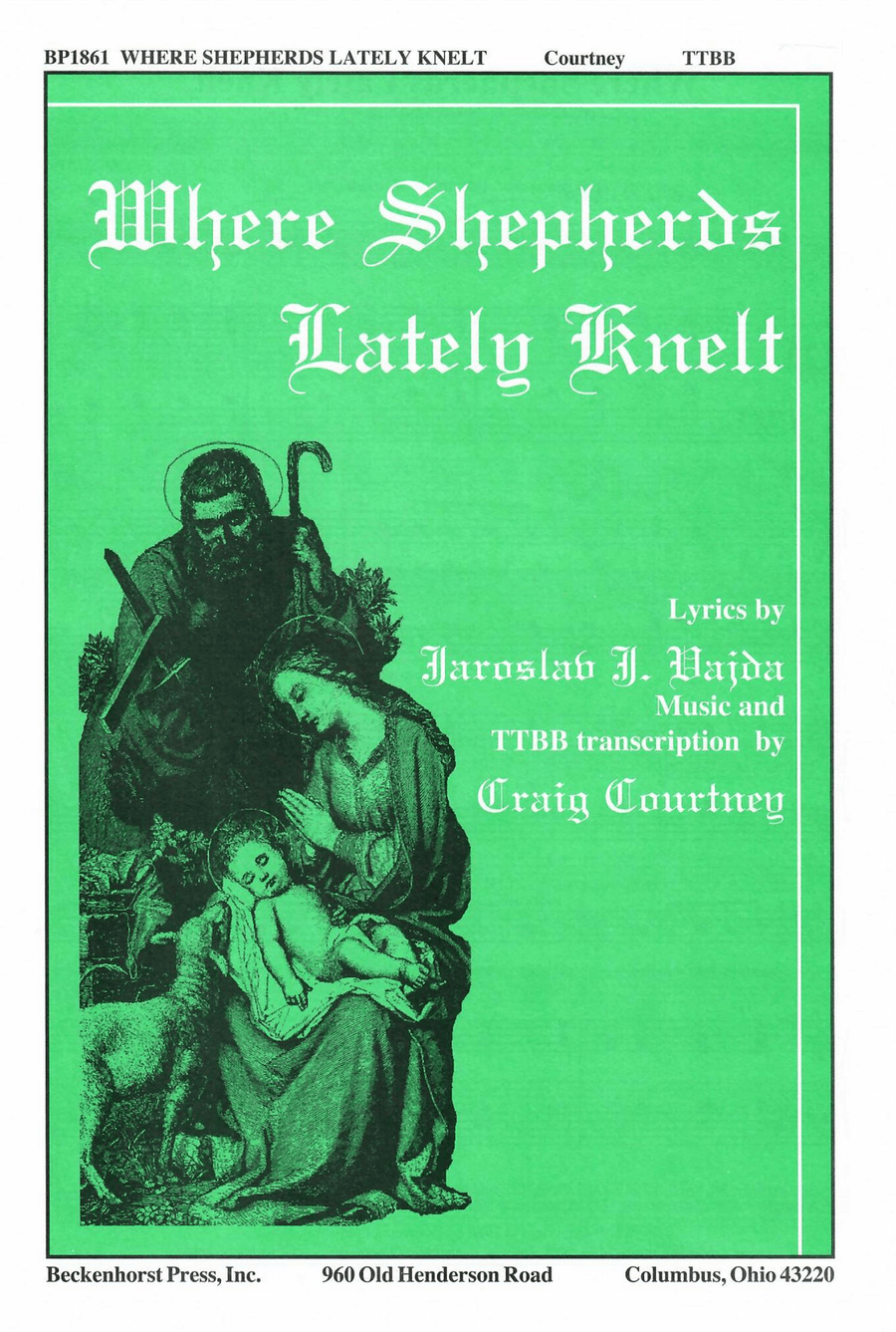 Where Shepherds Lately Knelt - TTBB TTBB scores gallery preview page 1