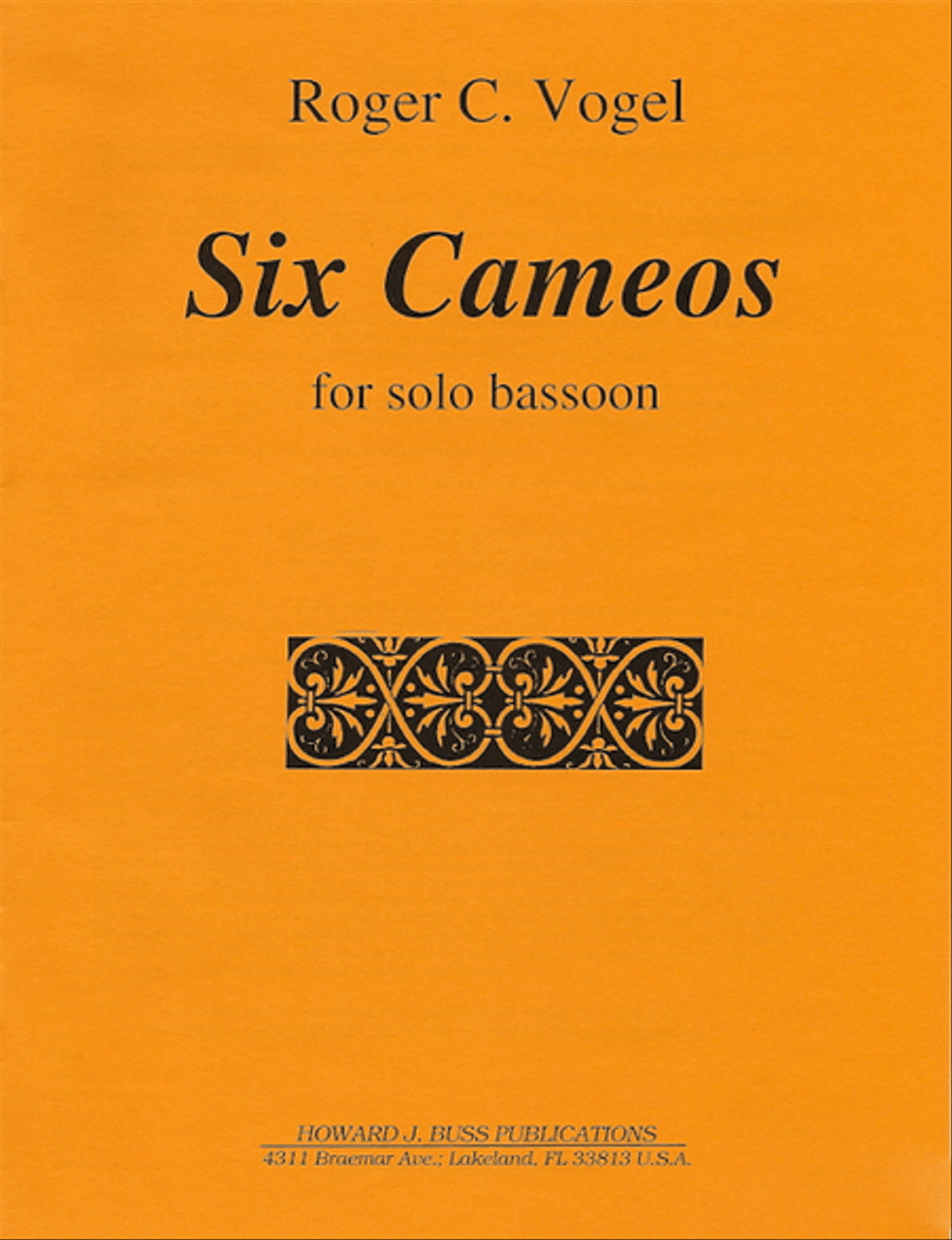 Six Cameos Bassoon Solo scores gallery preview page 1