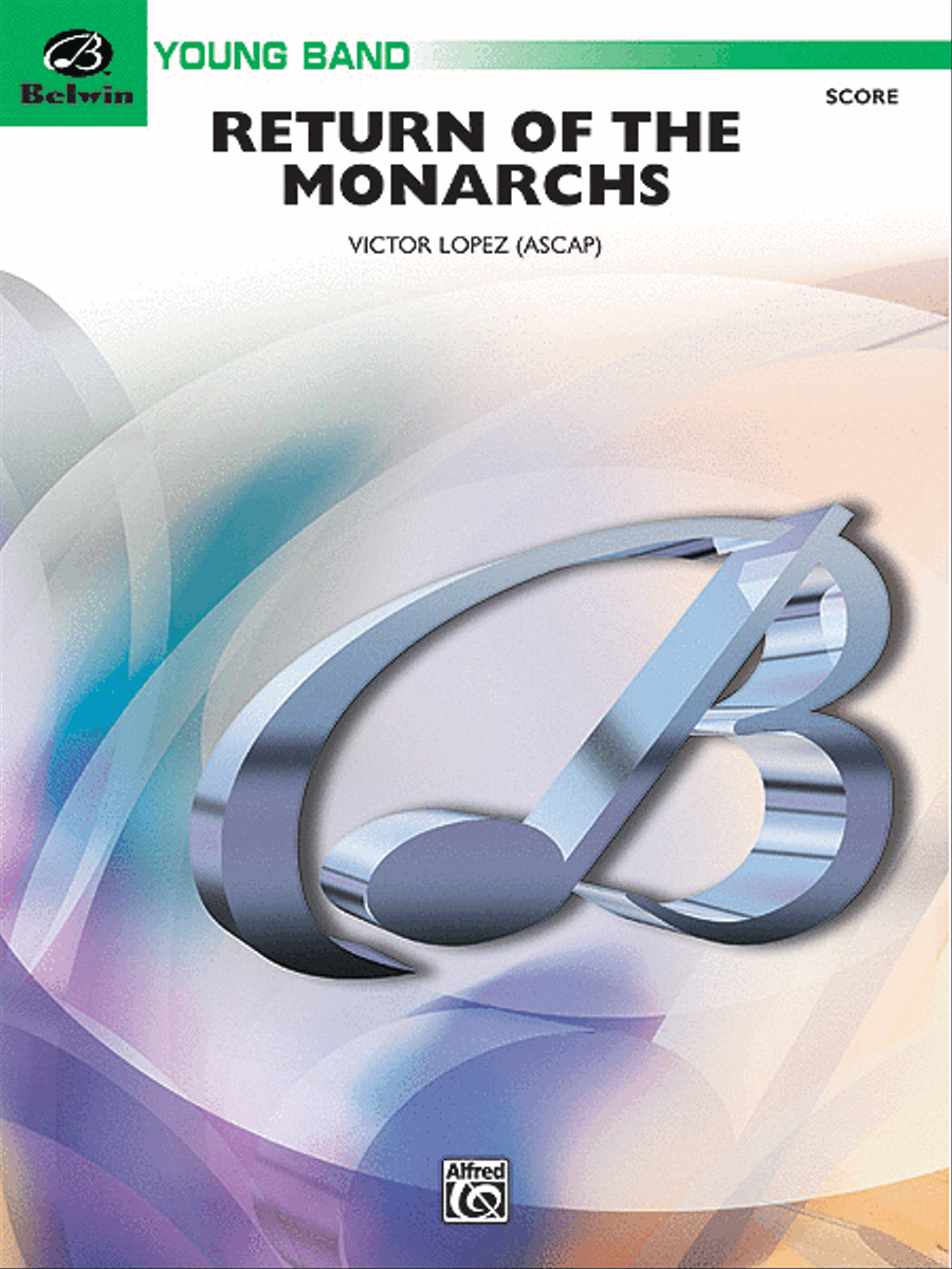 Return of the Monarchs (Score only) Concert Band scores gallery preview page 1