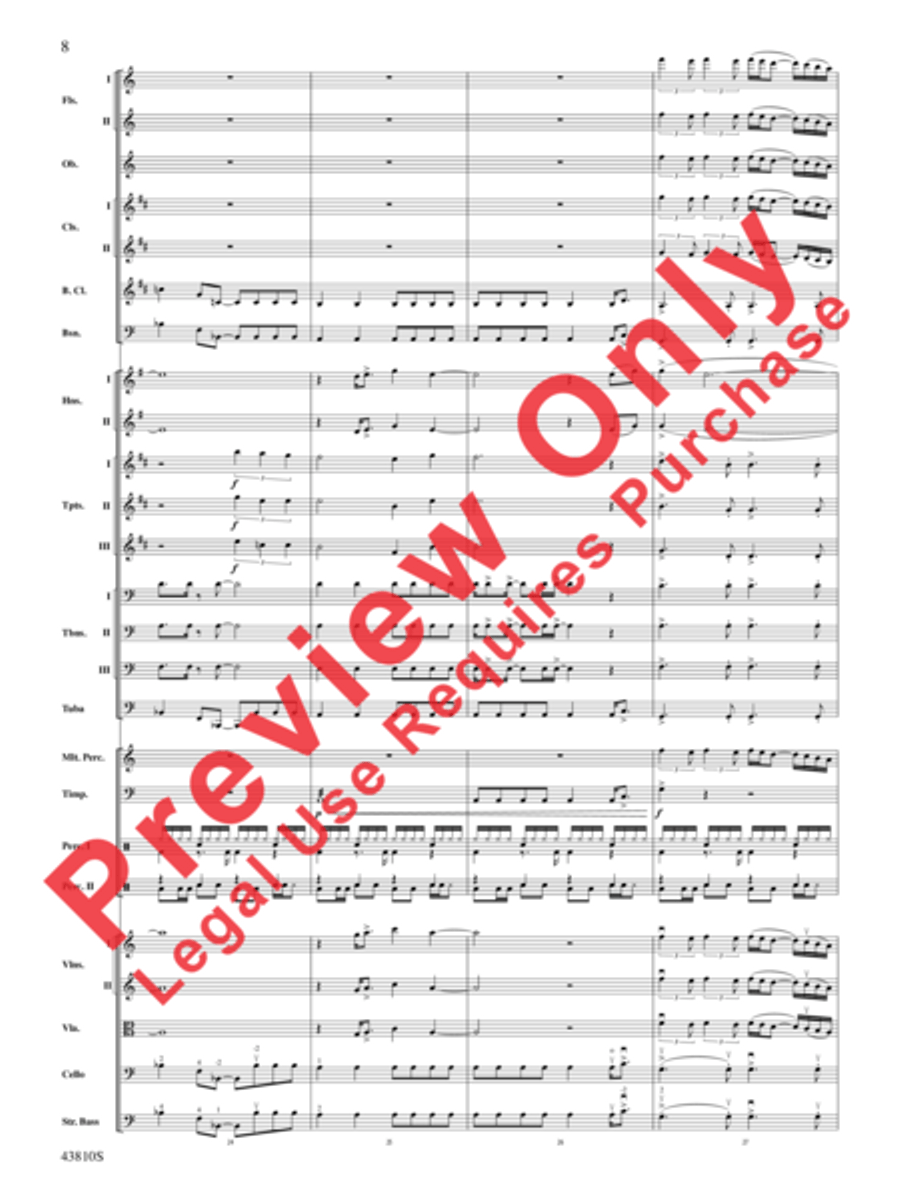 Rocky Broadway Full Orchestra scores gallery preview page 9