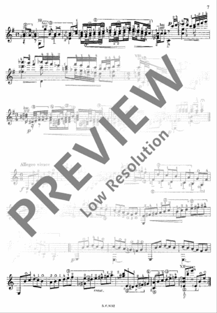 Petite Suite Classical Guitar scores gallery preview page 8