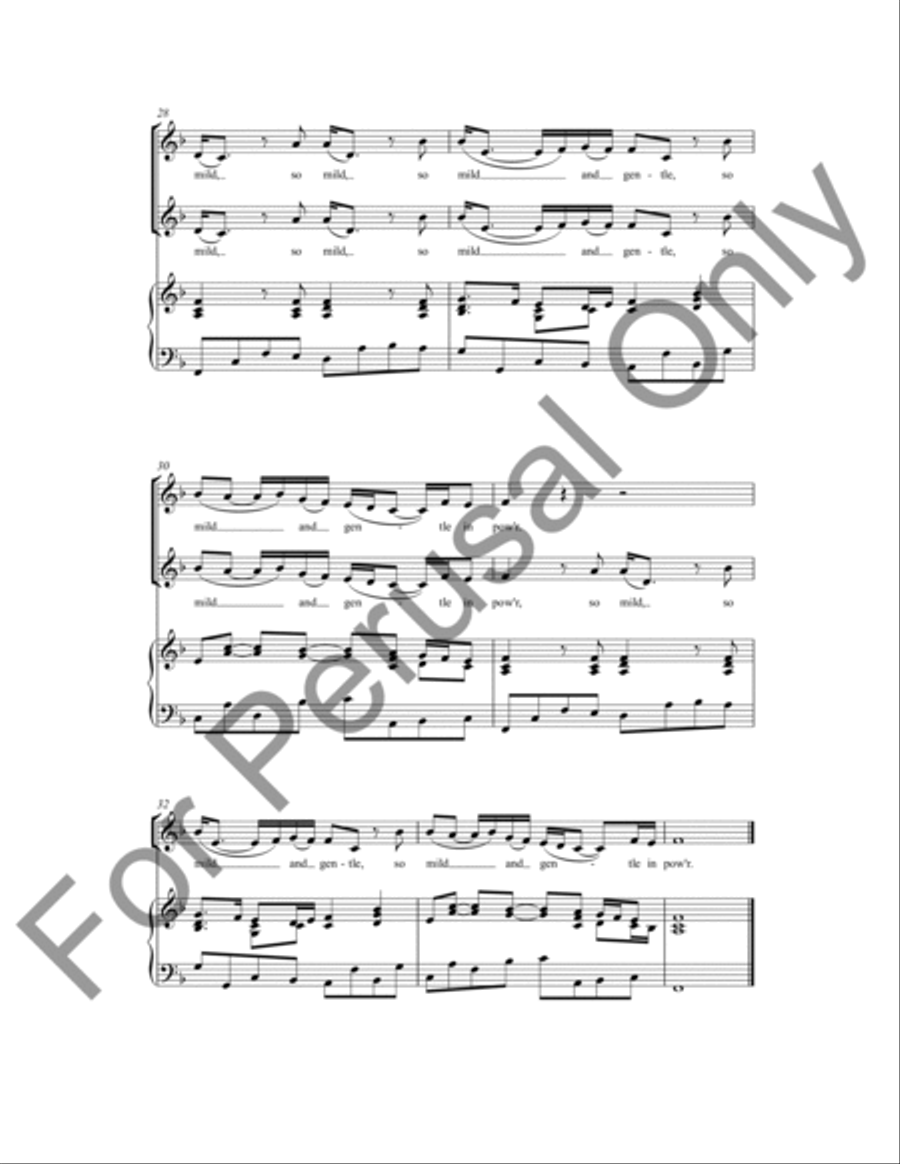 Be Welcome Then, Great Sir SSA scores gallery preview page 6