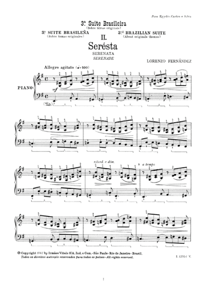 Suite brasileira n.3/2 - Seresta