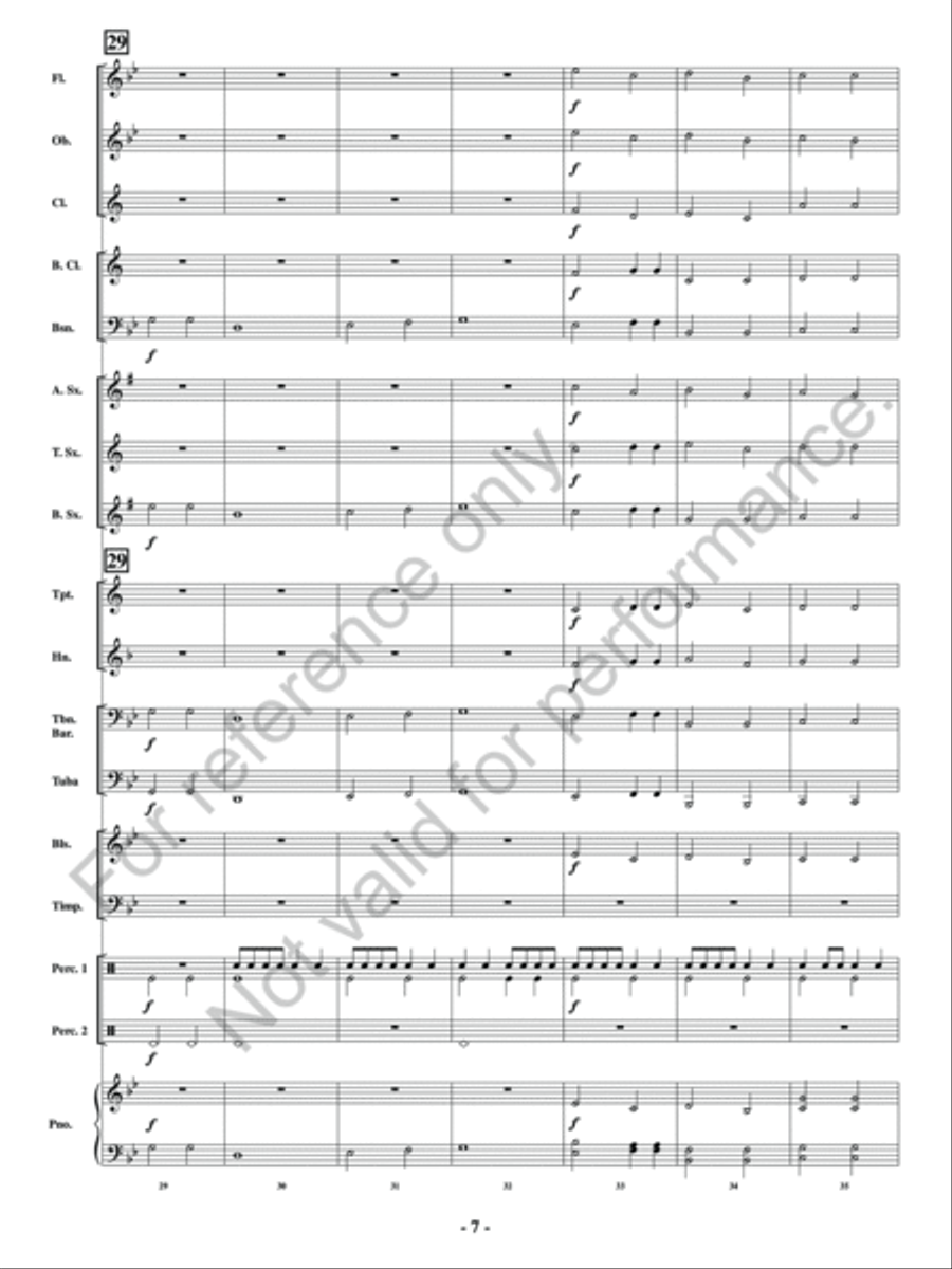 Ascension Of The Emperor Concert Band scores gallery preview page 8