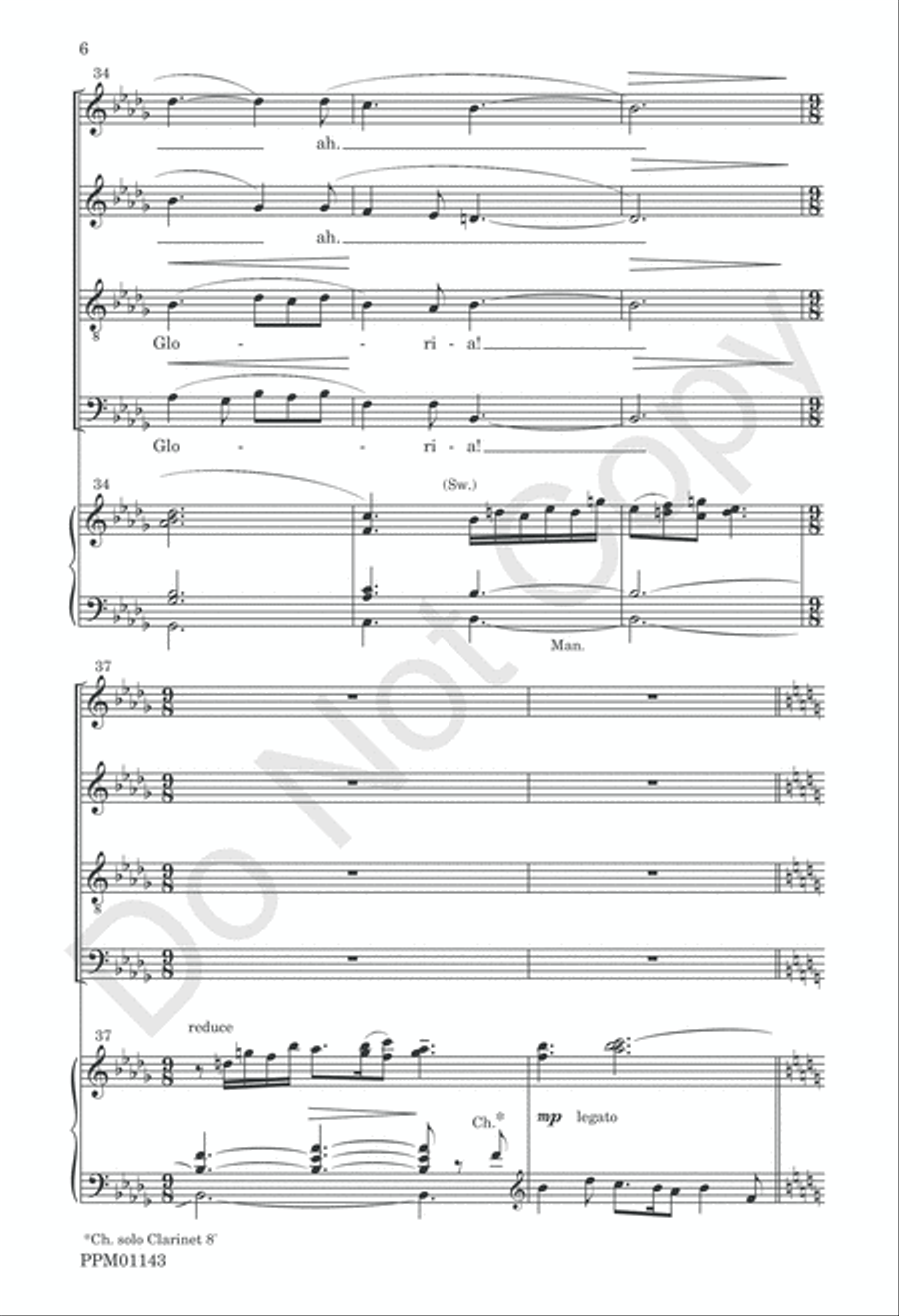 Gabriel's Message 4-Part scores gallery preview page 7