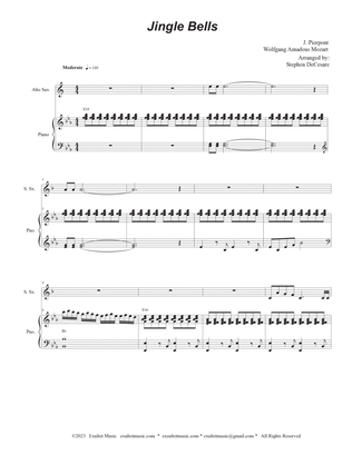 Jingle Bells (Duet for Soprano and Alto Saxophone)
