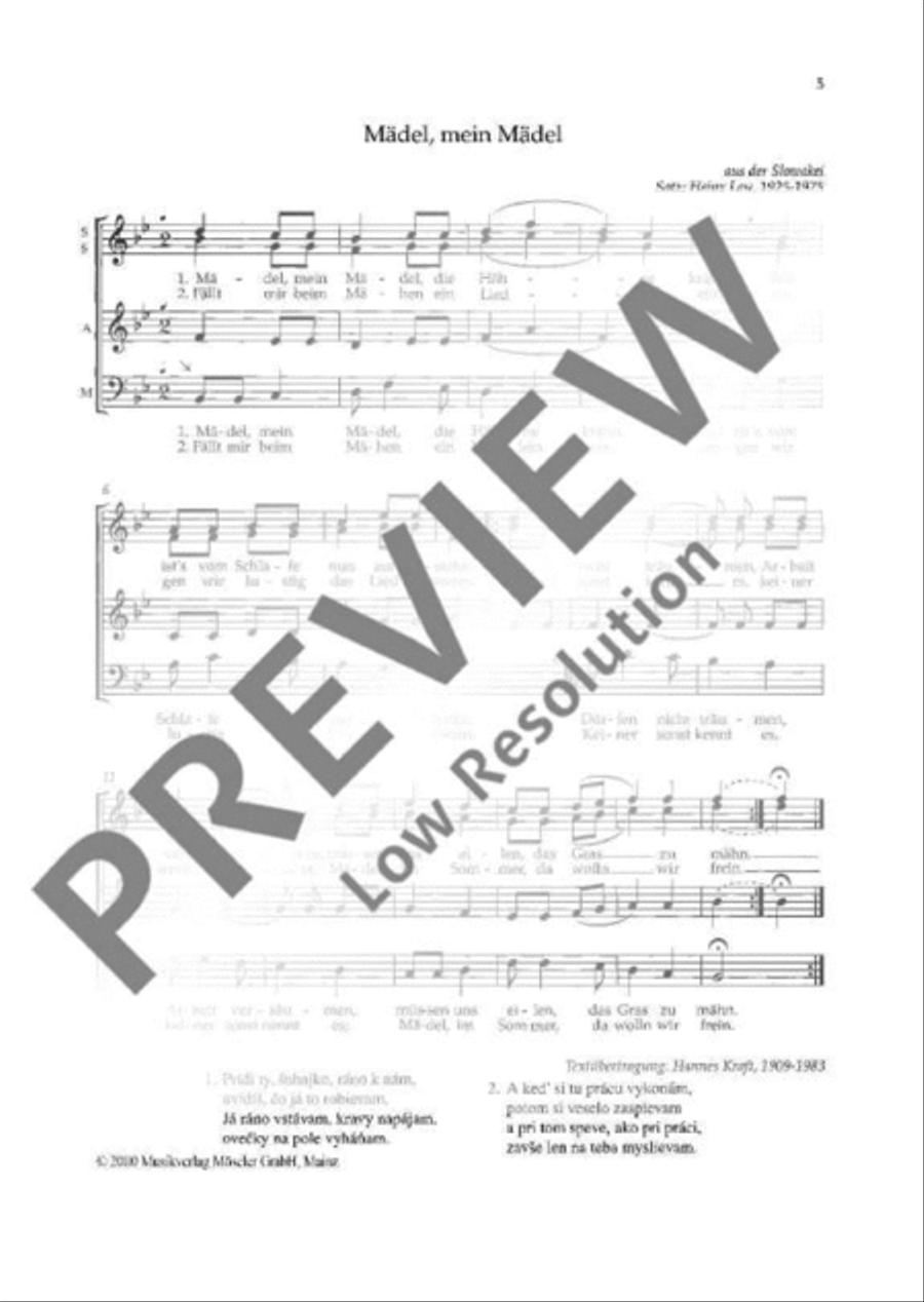 Pandur 4-Part scores gallery preview page 6