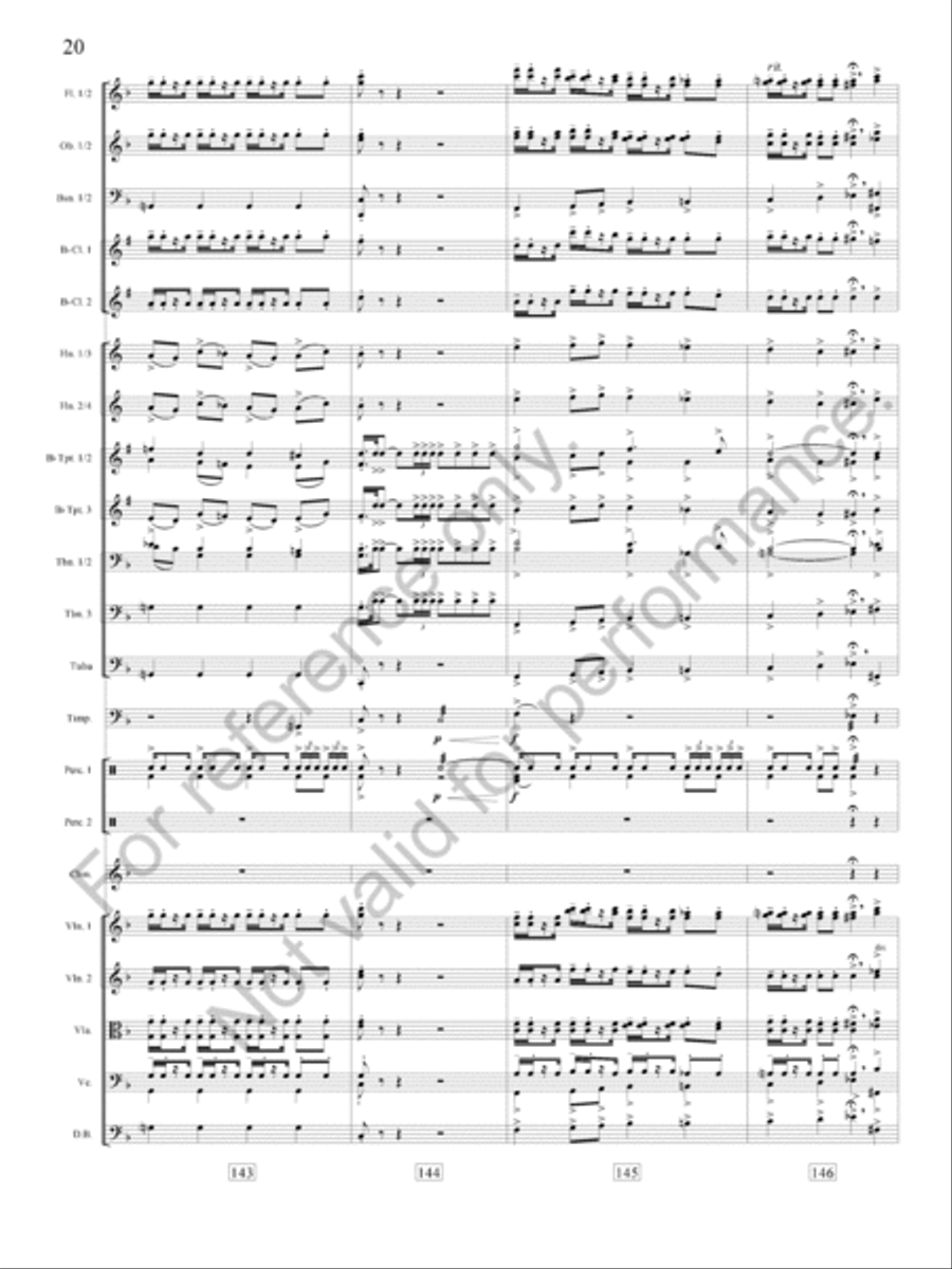 God Of Our Fathers Full Orchestra scores gallery preview page 21