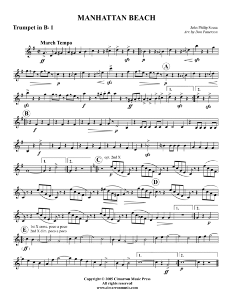 Manhattan Beach Brass Quintet scores gallery preview page 3