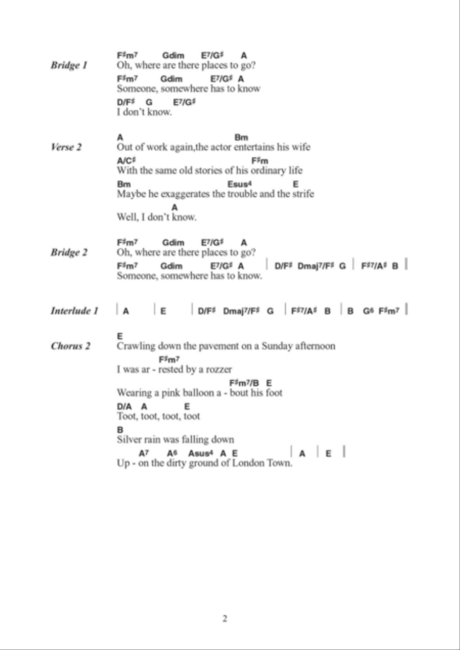 London Town by Wings - Acoustic Guitar, Electric Guitar - Digital