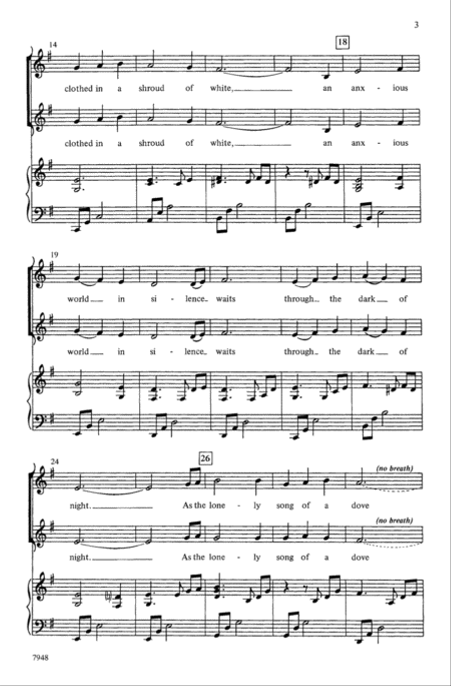 Carol for Advent 2-Part scores gallery preview page 3