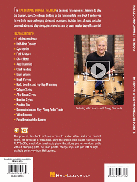 Hal Leonard Drumset Method – Book 2
