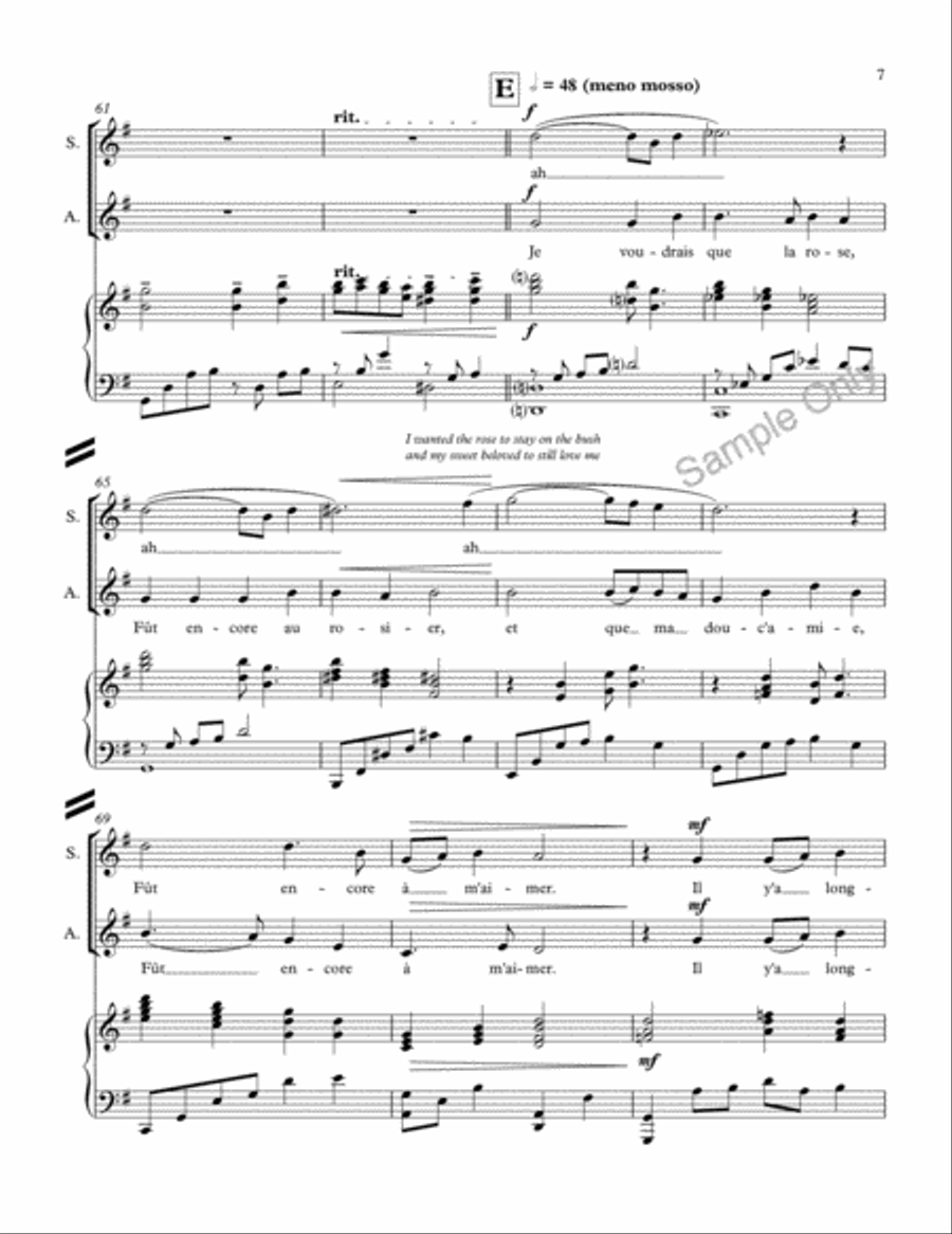 A La Claire Fontaine SA scores gallery preview page 7