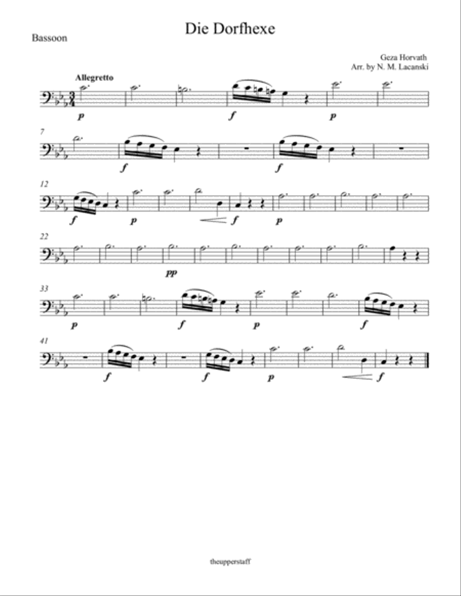 Die Dorfhexe Woodwind Quartet scores gallery preview page 4