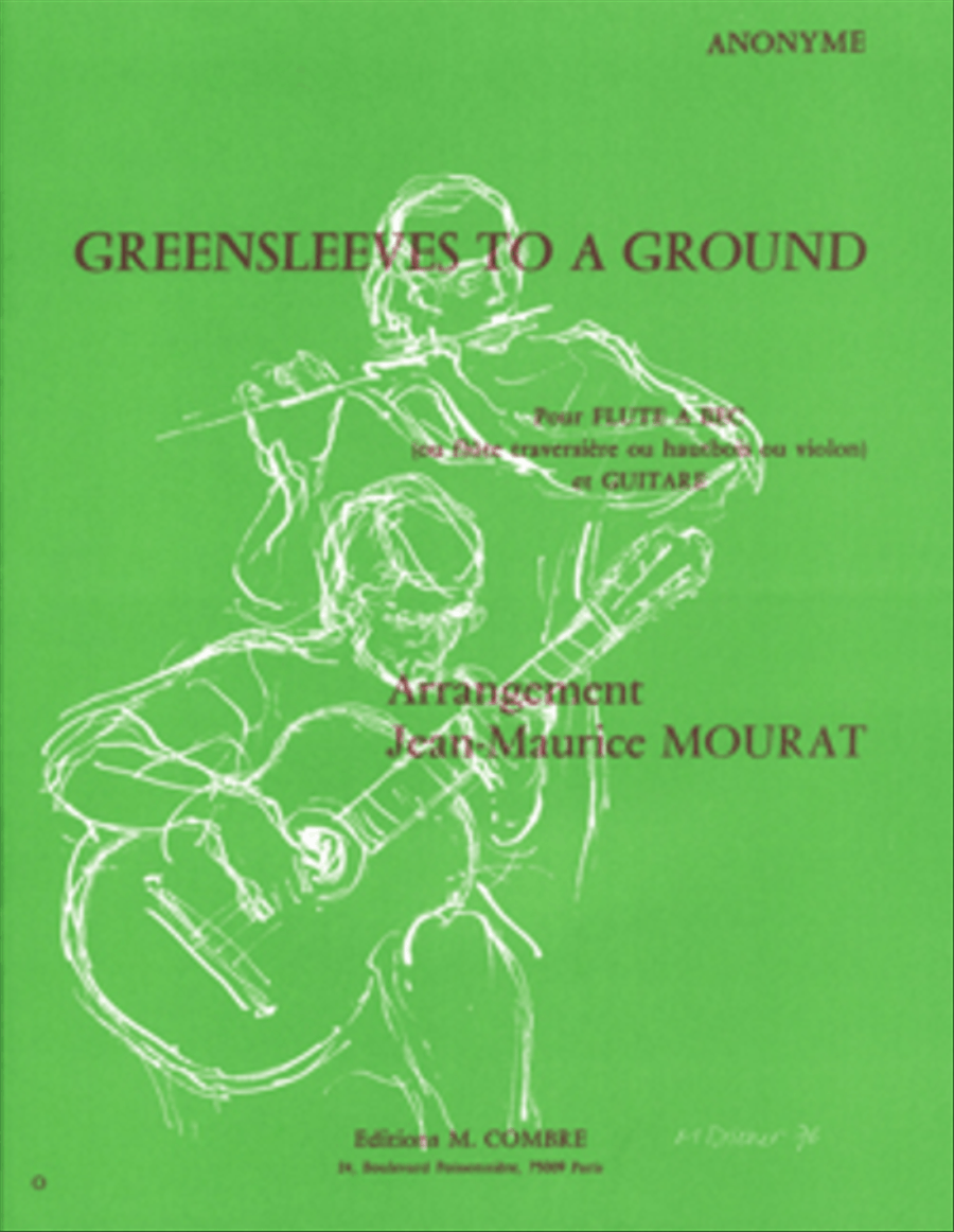 Greensleeves to a ground Flute scores gallery preview page 1