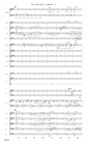 Who Is This King? - Orchestral Score and Parts
