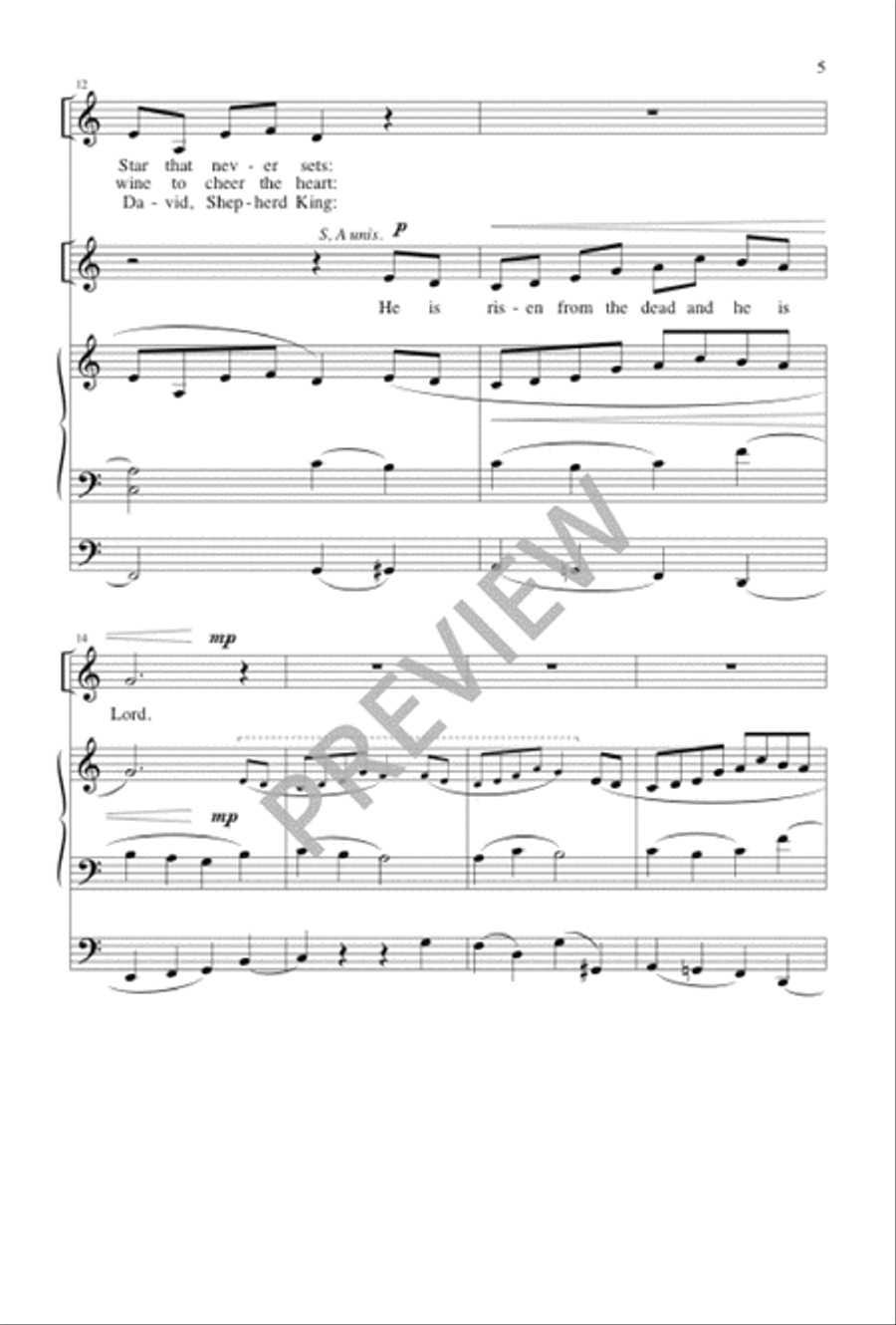 At Jesus' Name 4-Part scores gallery preview page 5