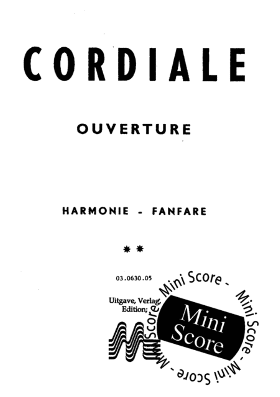 Cordiale Fanfare Band scores gallery preview page 3