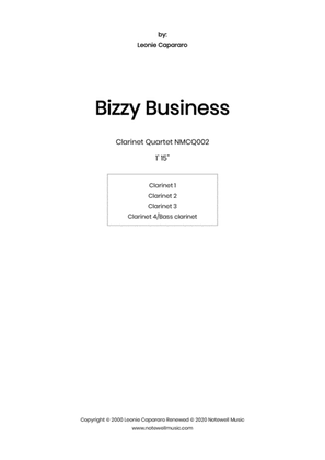 Bizzy Business (Clarinet quartet)