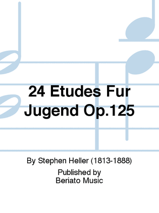 Book cover for 24 Etudes Fur Jugend Op.125