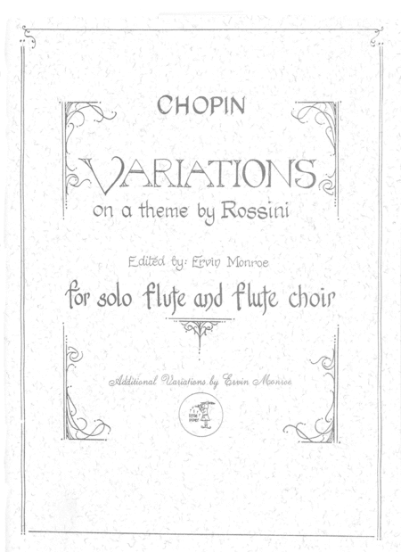 Varations on a theme by Rossini