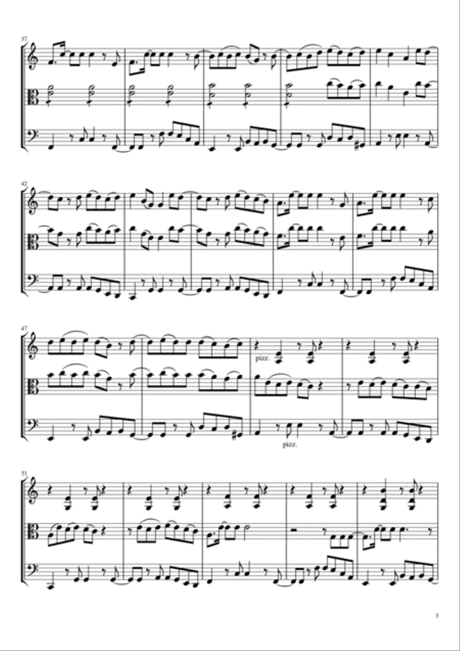Señorita String Trio scores gallery preview page 3