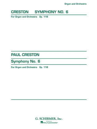 Book cover for Symphony No. 6, Op. 118