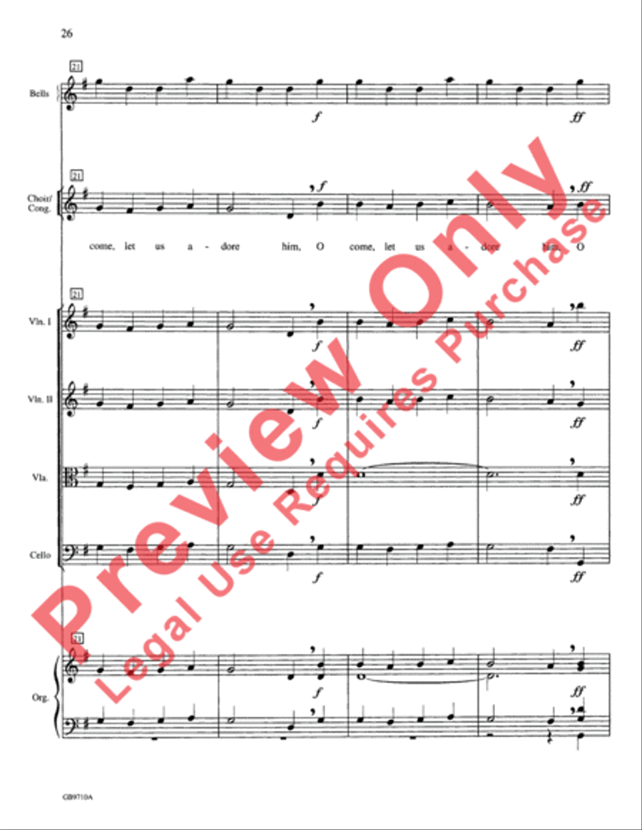A Festival of Lessons and Carols Choir scores gallery preview page 27