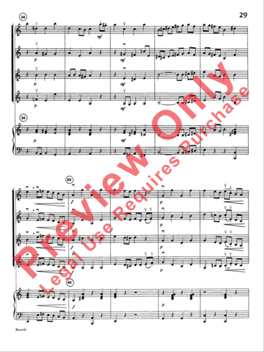 Highland/Etling Violin Quartet Series: Book 1
