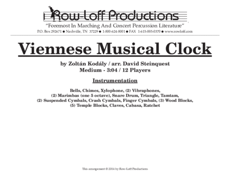 Viennese Musical Clock