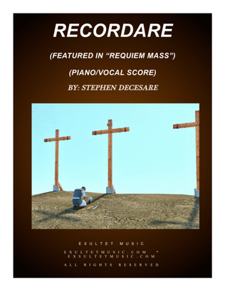 Book cover for Recordare (from "Requiem Mass" - Piano/Vocal Score)