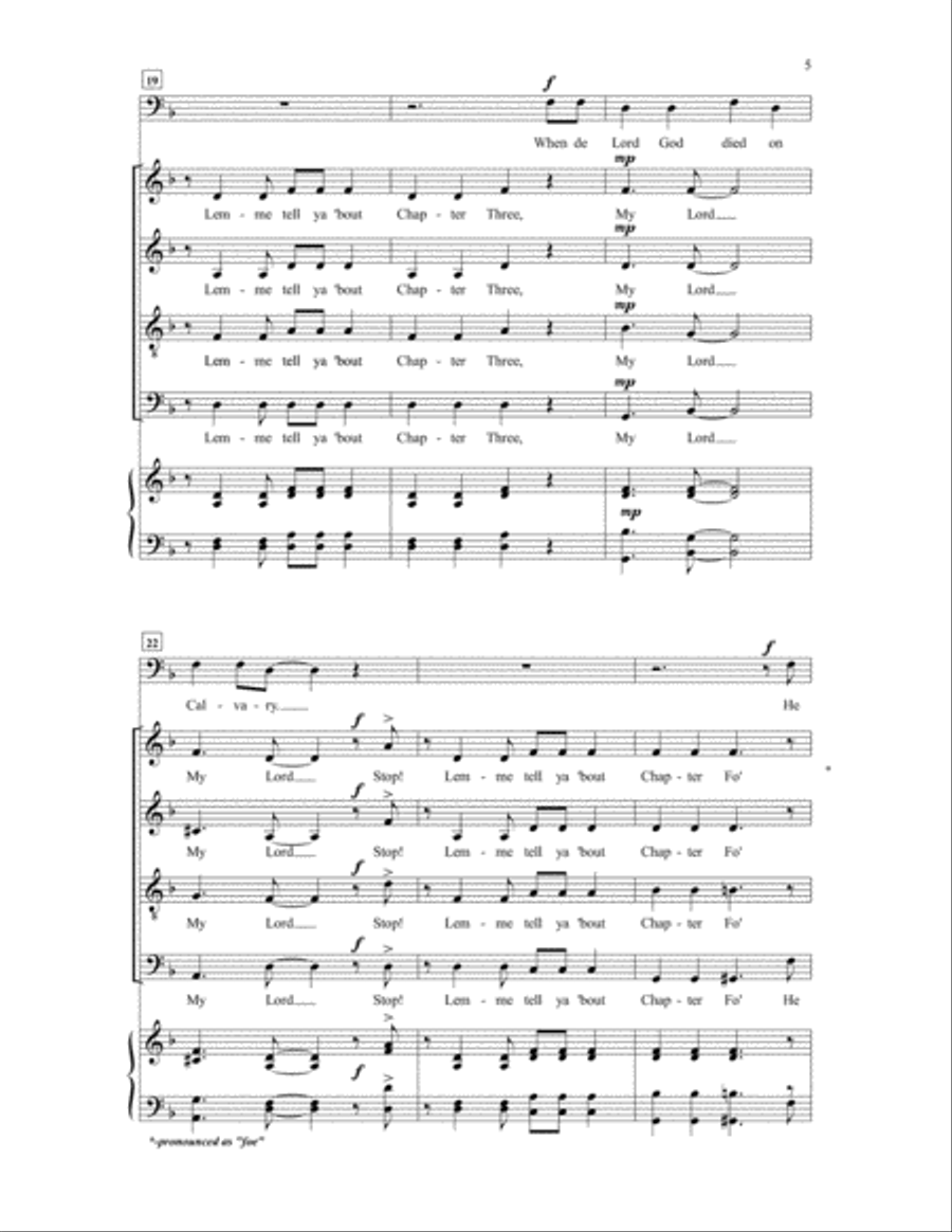 My God Is a Rock Divisi scores gallery preview page 5