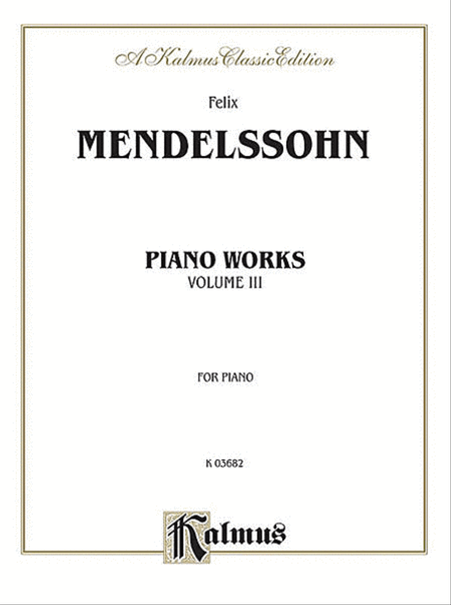 Complete Works, Volume 3 Piano Solo scores gallery preview page 1