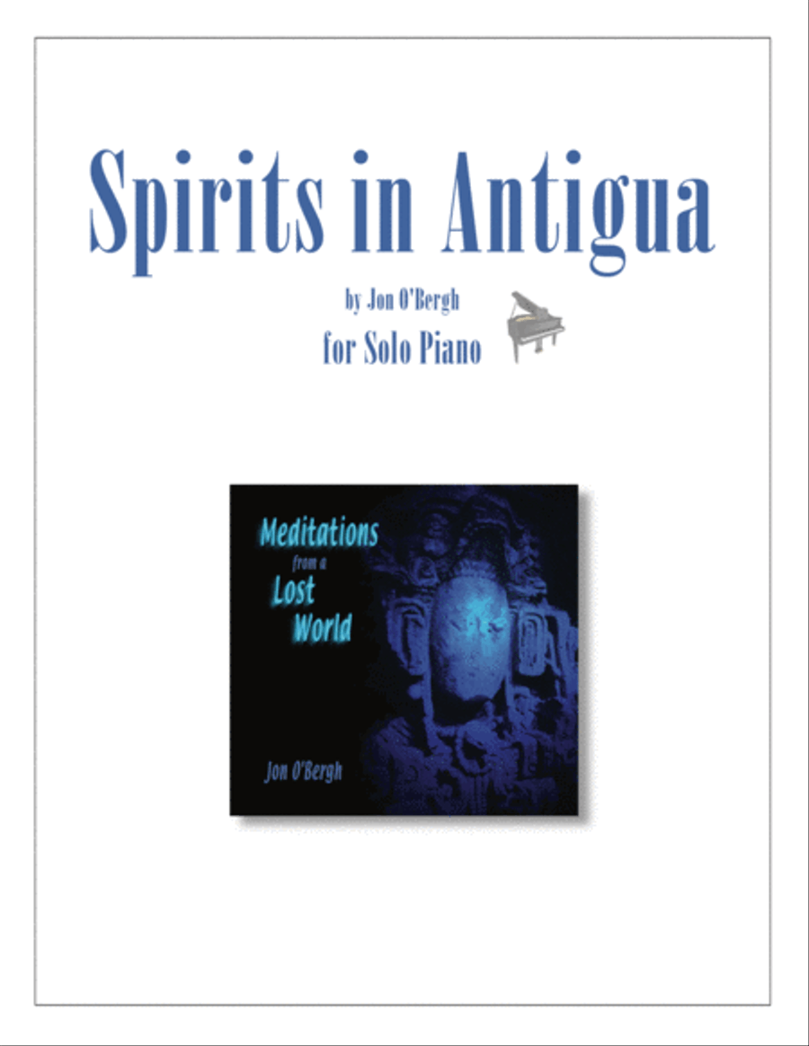 Spirits in Antigua Easy Piano scores gallery preview page 1