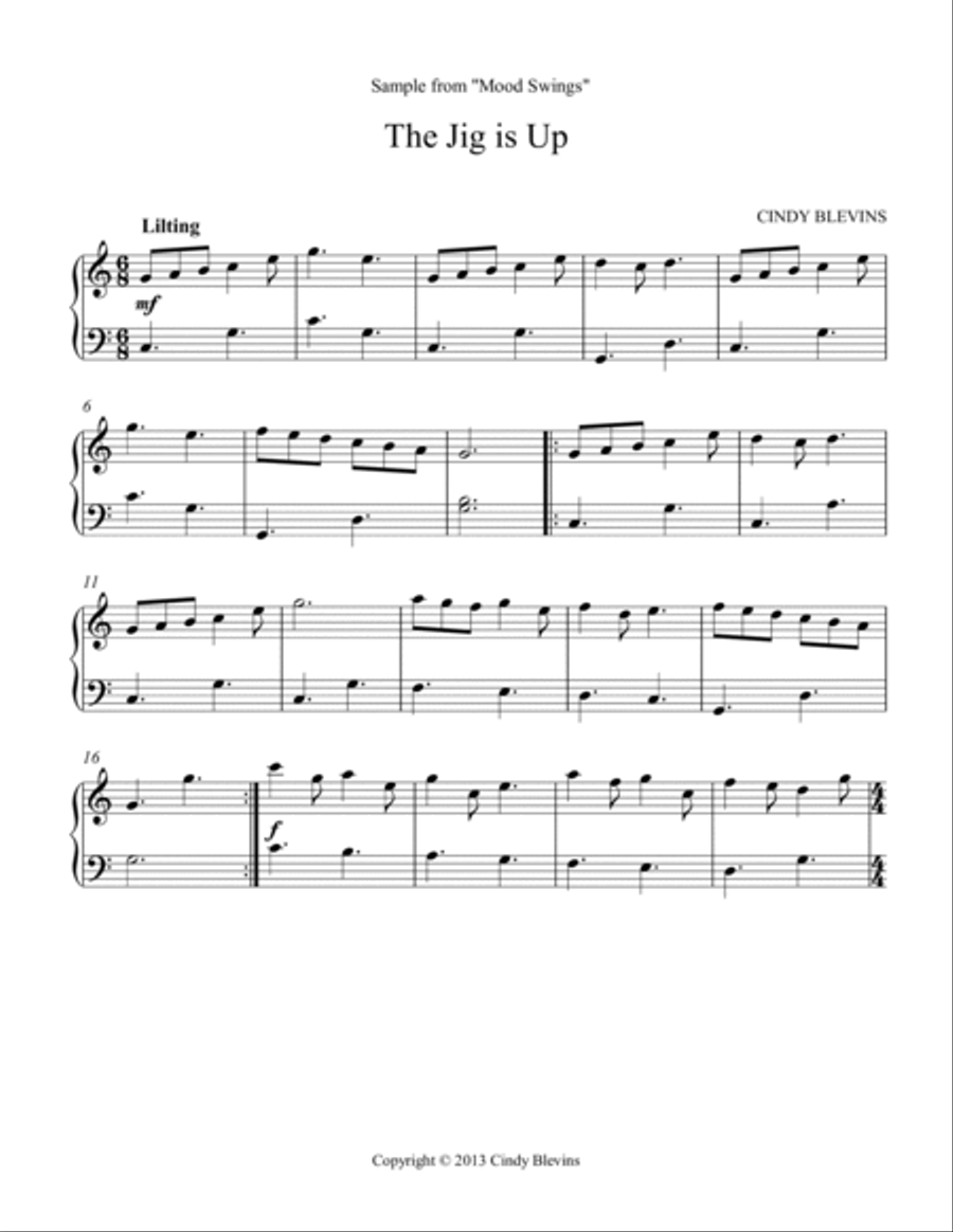 Mood Swings, 14 original solos for Lever or Pedal Harp Pedal Harp scores gallery preview page 3