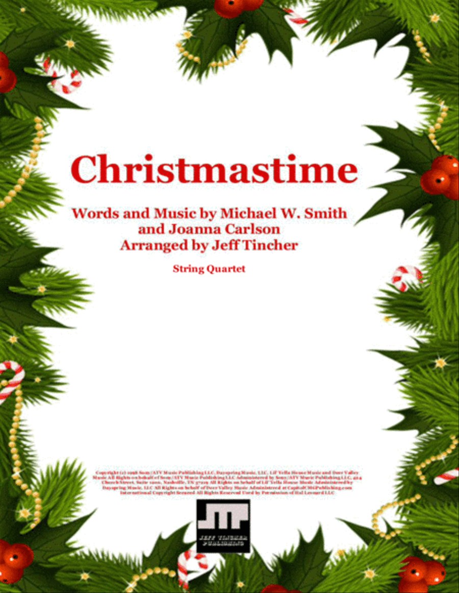 Christmastime String Quartet scores gallery preview page 1