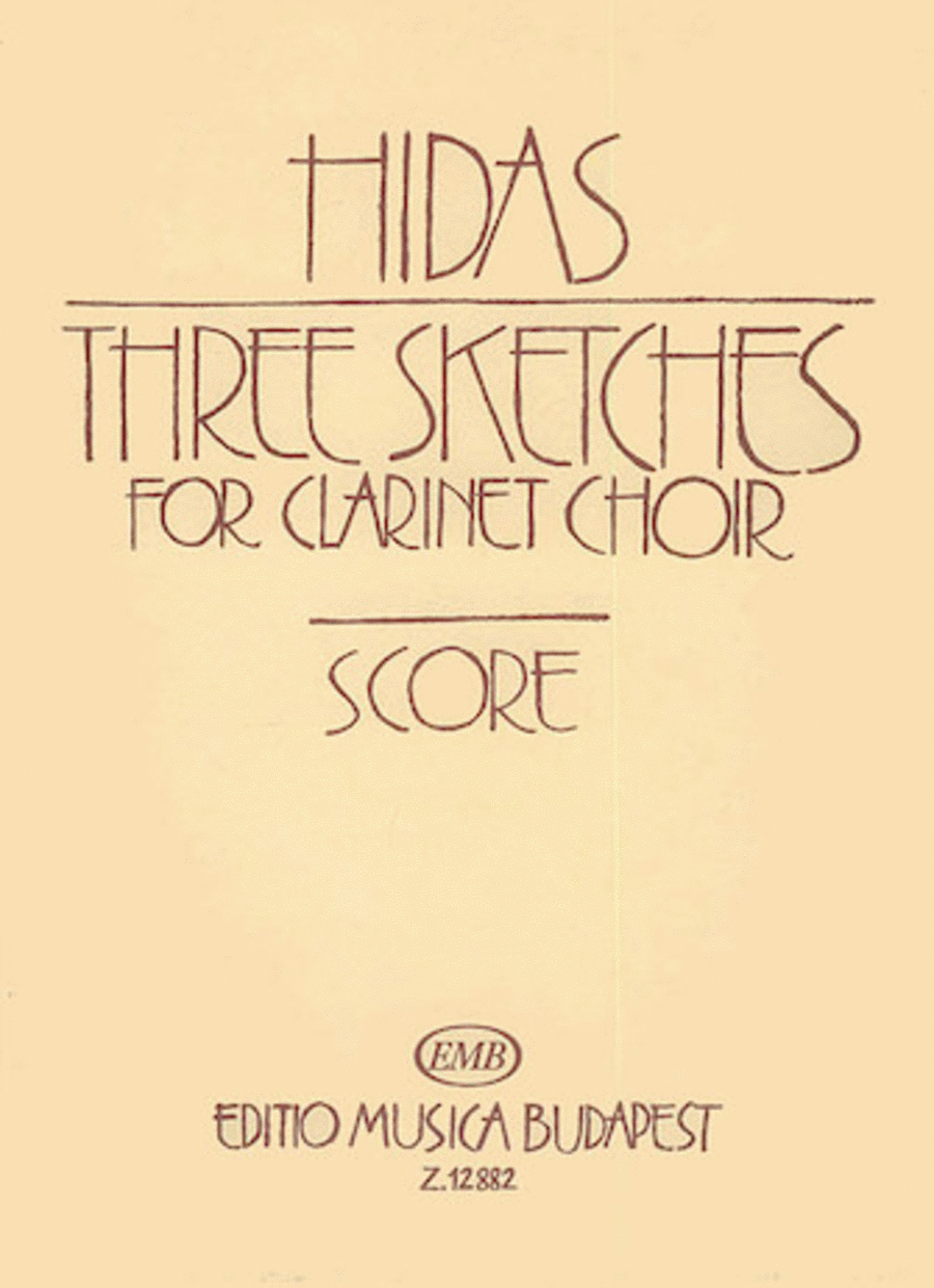 Three Sketches for Clarinet Choir (15 Clarinets)
