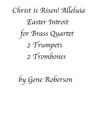 Christ is Risen, Alleluia! Brass Introit for Easter