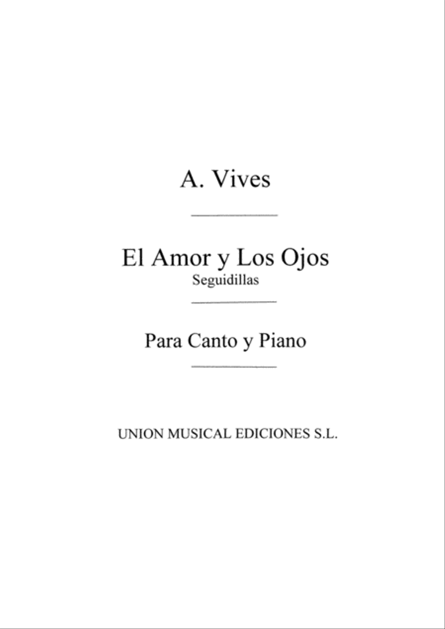El Amor Y Los Ojo Voice Solo scores gallery preview page 1