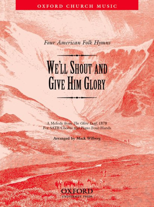 Book cover for We'll shout and give him glory