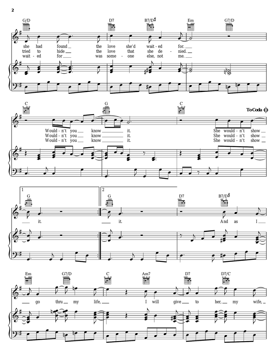 Diary Piano, Vocal, Guitar scores gallery preview page 2