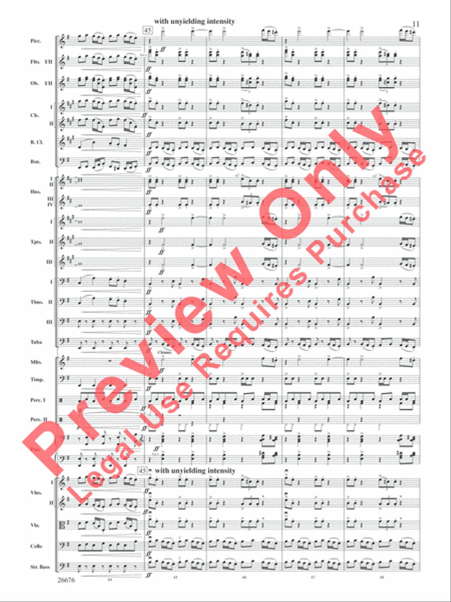Star Wars Epic -- Part I, Suite from the Full Orchestra scores gallery preview page 12